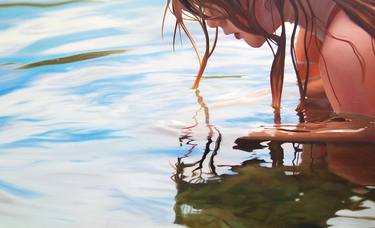 Print of Realism Beach Paintings by Sheree Wright