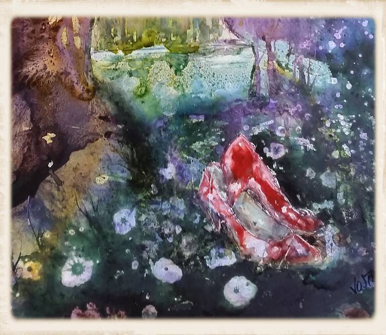 Original Expressionism Landscape Painting by Volker Straube