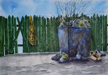 Original Realism Fantasy Painting by Eugene Gorbachenko