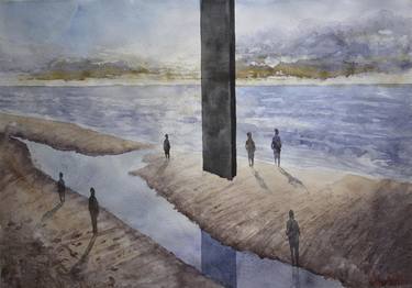 Print of Conceptual Beach Paintings by Eugene Gorbachenko