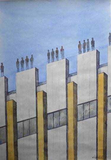 Print of Conceptual Architecture Paintings by Eugene Gorbachenko