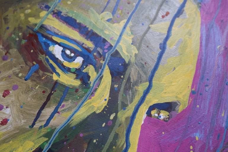 Original Expressionism People Painting by Eugene Gorbachenko