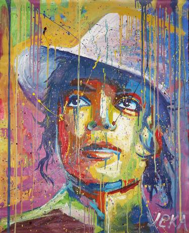 Michael Jackson "King of Pop" Acrylic on canvas 120x100 (2021) thumb