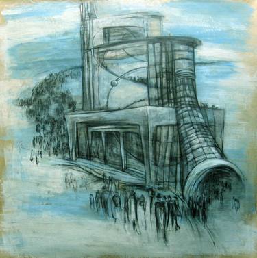 Original Figurative Architecture Paintings by Irina Oshley