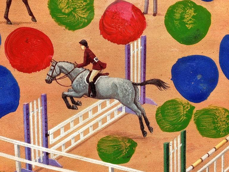 Original Horse Painting by Timo  Elliott