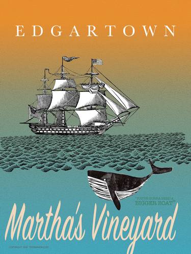 Martha's Vineyard, Retro Travel Posters: Edgartown thumb