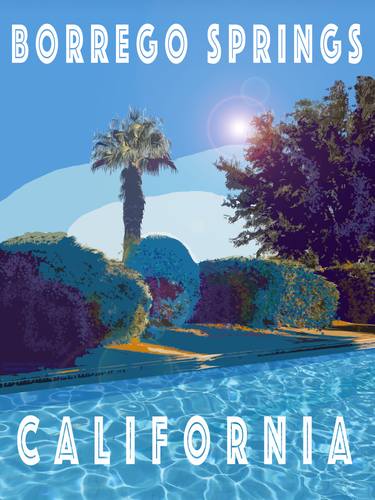 CALIFORNIA Travel Posters: Borrego Springs thumb