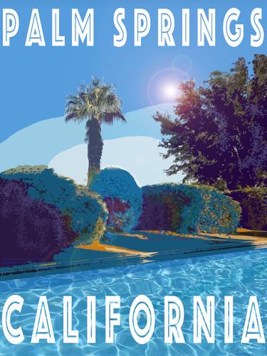 CALIFORNIA: Palm Springs Art Poster thumb