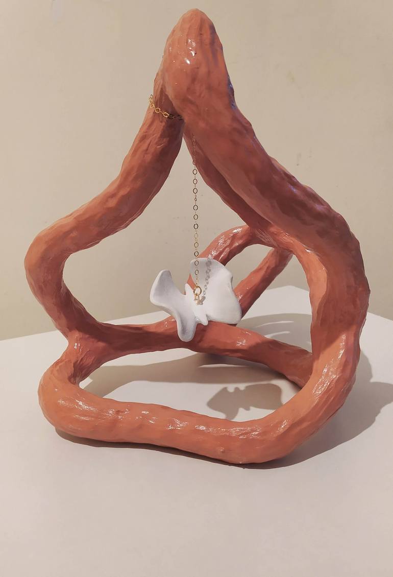 Original Abstract Nature Sculpture by Mirit Orly Levin