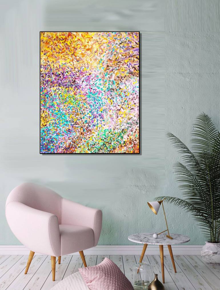 Original Abstract Nature Painting by Mirit Orly Levin