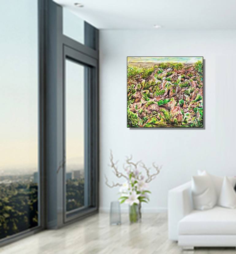 Original Landscape Painting by Mirit Orly Levin