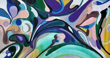 Original Abstract Paintings by Mirit Orly Levin