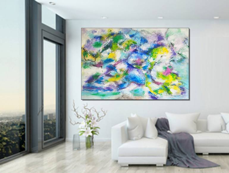 Original Contemporary Abstract Painting by Mirit Orly Levin