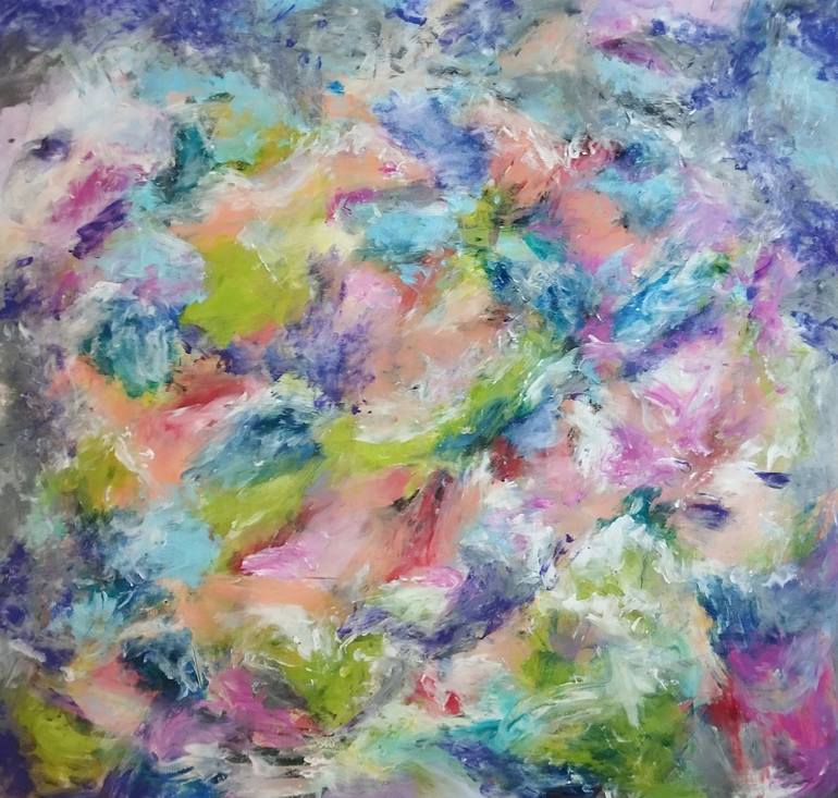 Original Abstract Painting by Mirit Orly Levin