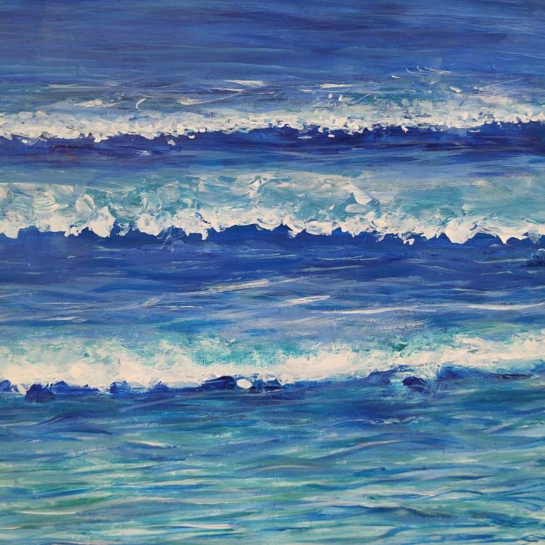 Original Seascape Painting by Mirit Orly Levin