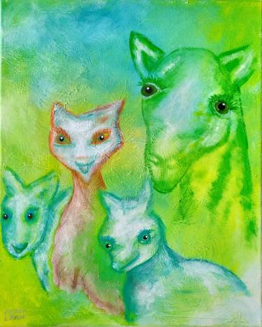 Original Animal Paintings by Mirit Orly Levin