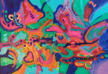 Original Abstract Paintings by Mirit Orly Levin
