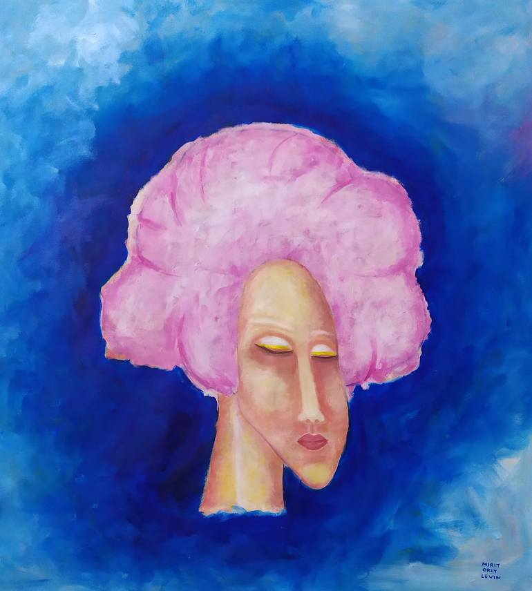 Original Pop Art Portrait Paintings by Mirit Orly Levin