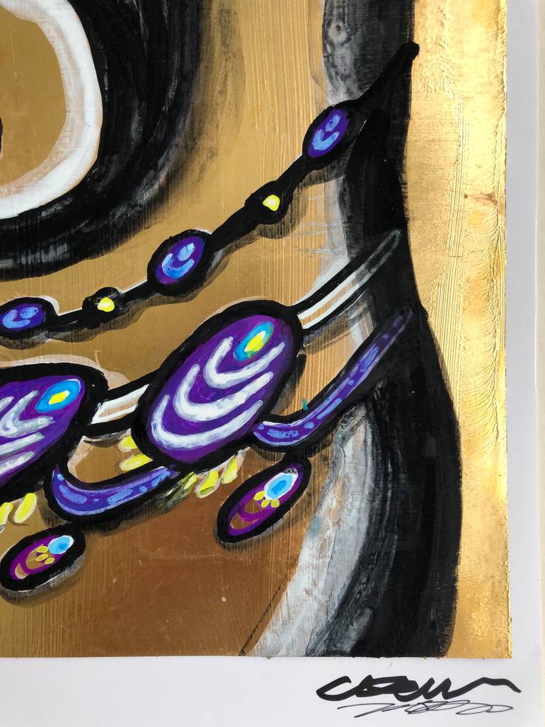 Original Figurative Horse Drawing by Chika Wu