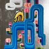 Little shan shui_Riding on Happiness by ChiKa Wu