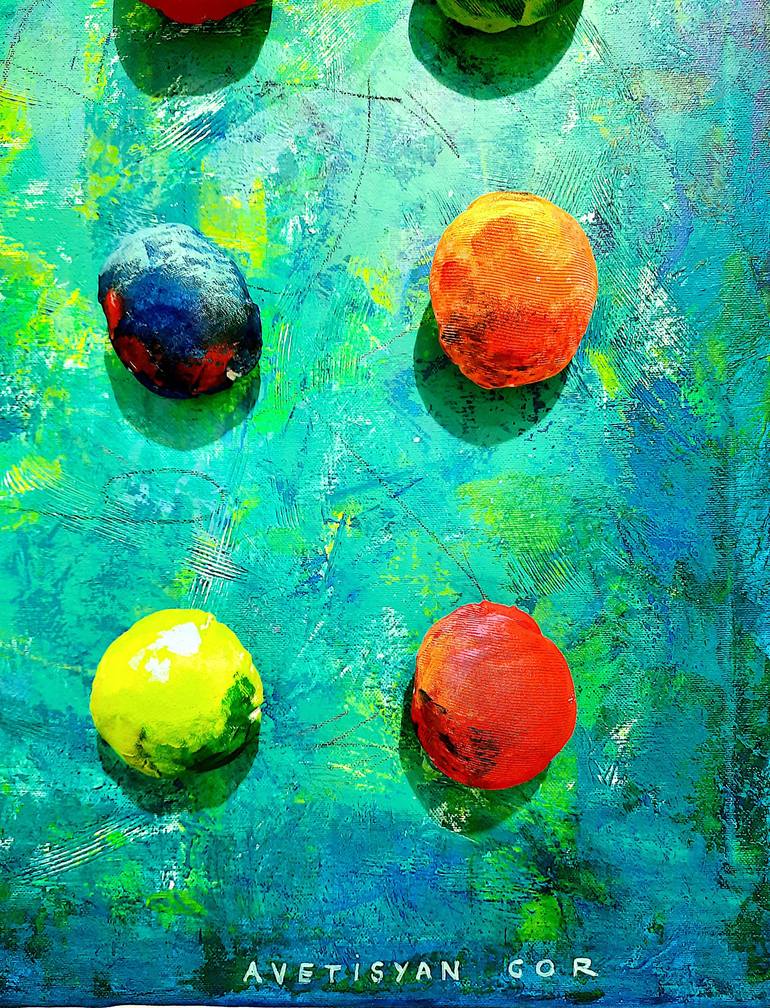 Original Pop Art Abstract Painting by Avetisyan Gor