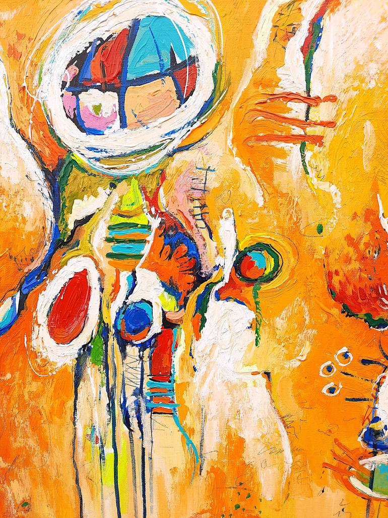Original Abstract Expressionism Abstract Painting by Avetisyan Gor