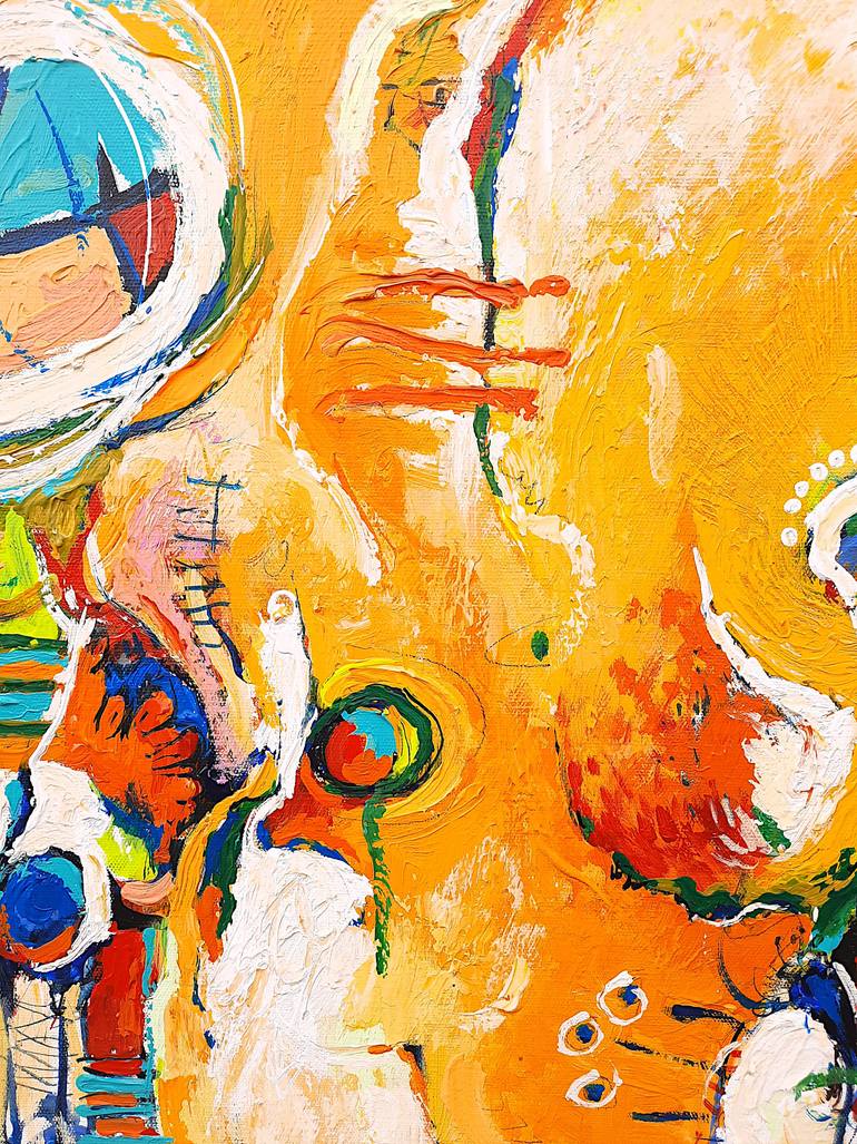 Original Abstract Expressionism Abstract Painting by Avetisyan Gor