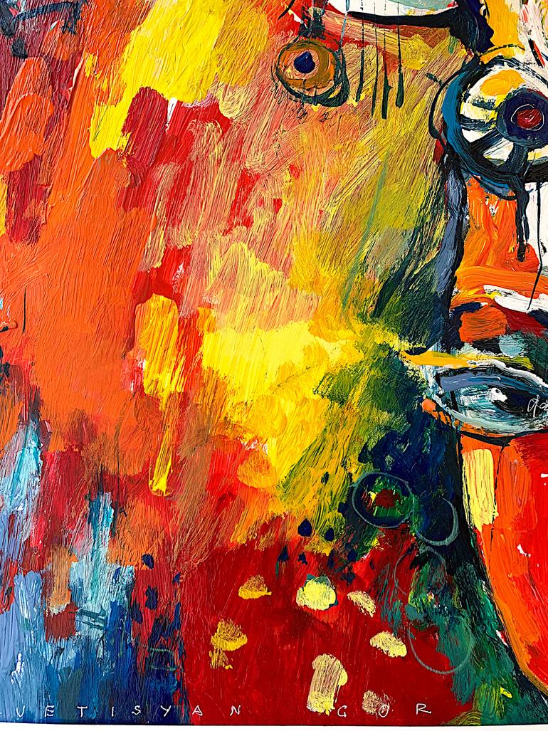 Original Figurative People Painting by Avetisyan Gor