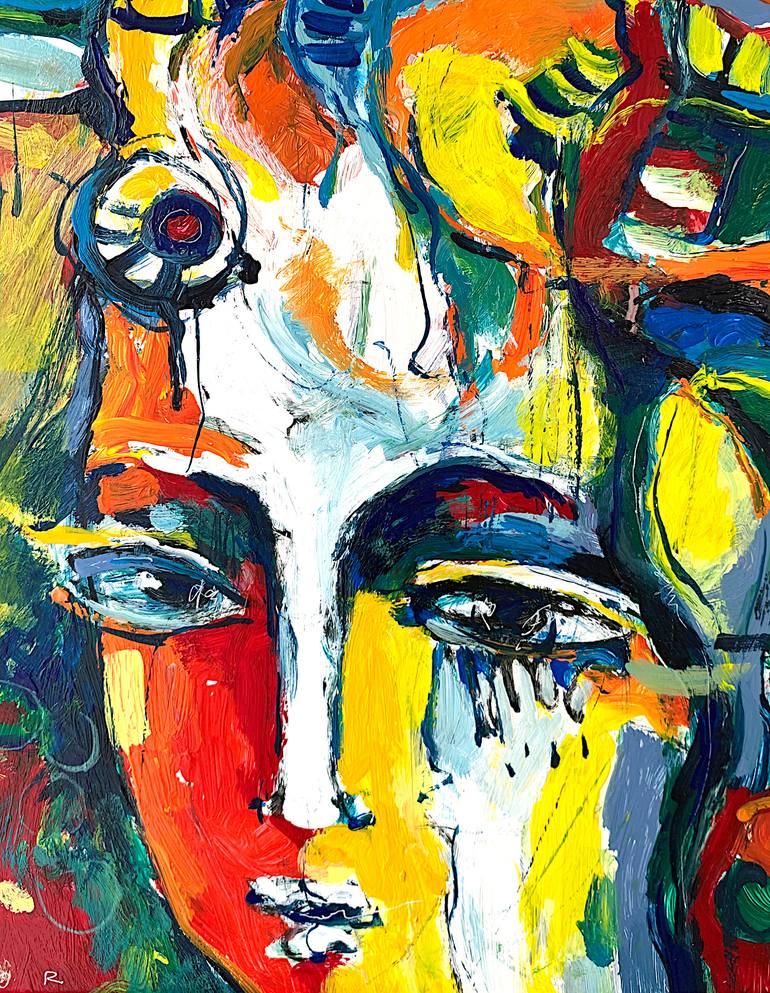 Original Figurative People Painting by Avetisyan Gor