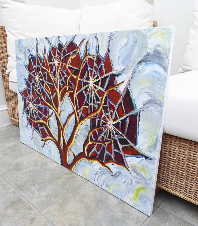 Original Expressionism Nature Painting by Jacqueline Talbot