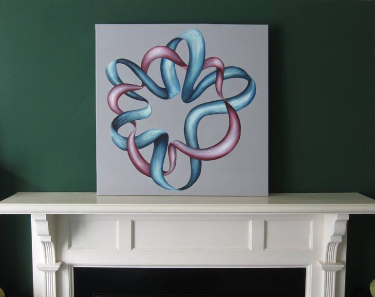 Original Figurative Geometric Painting by Jacqueline Talbot