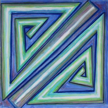Print of Geometric Paintings by Jacqueline Talbot