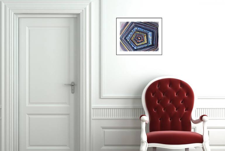 Original Abstract Geometric Painting by Jacqueline Talbot