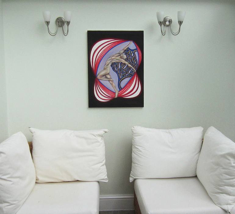 Original Abstract Mortality Painting by Jacqueline Talbot