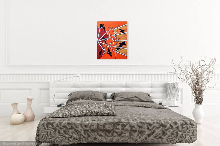 Original Abstract Geometric Painting by Jacqueline Talbot