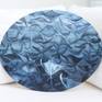 This painting is inspired by the huge schools of Mobula Rays that accumulate on the way to their traditional feeding grounds. The graceful movement of their fins in the water makes them look more like they're flying than swimming. I think the oval shaped canvas further enhances the soft organic forms of the Rays