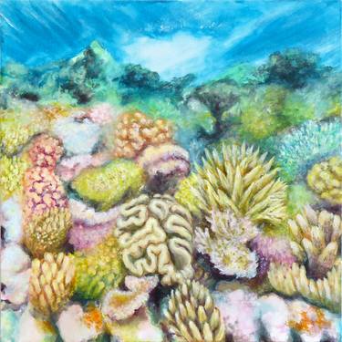 Coral Reef Painting By Jacqueline Talbot Saatchi Art