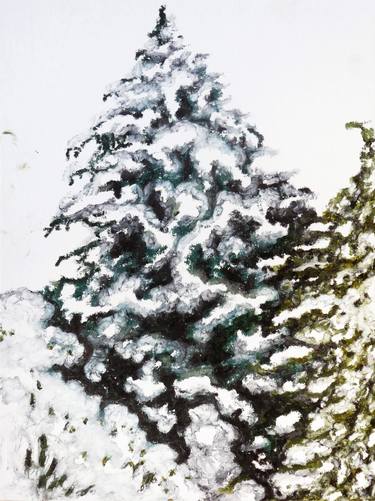 Original Expressionism Tree Drawings by Jacqueline Talbot