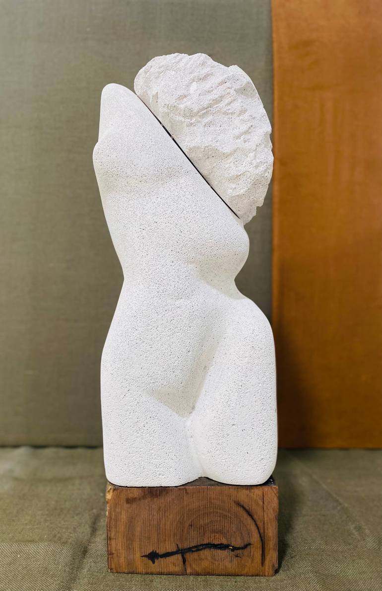 Original Abstract Body Sculpture by Maria Vallier