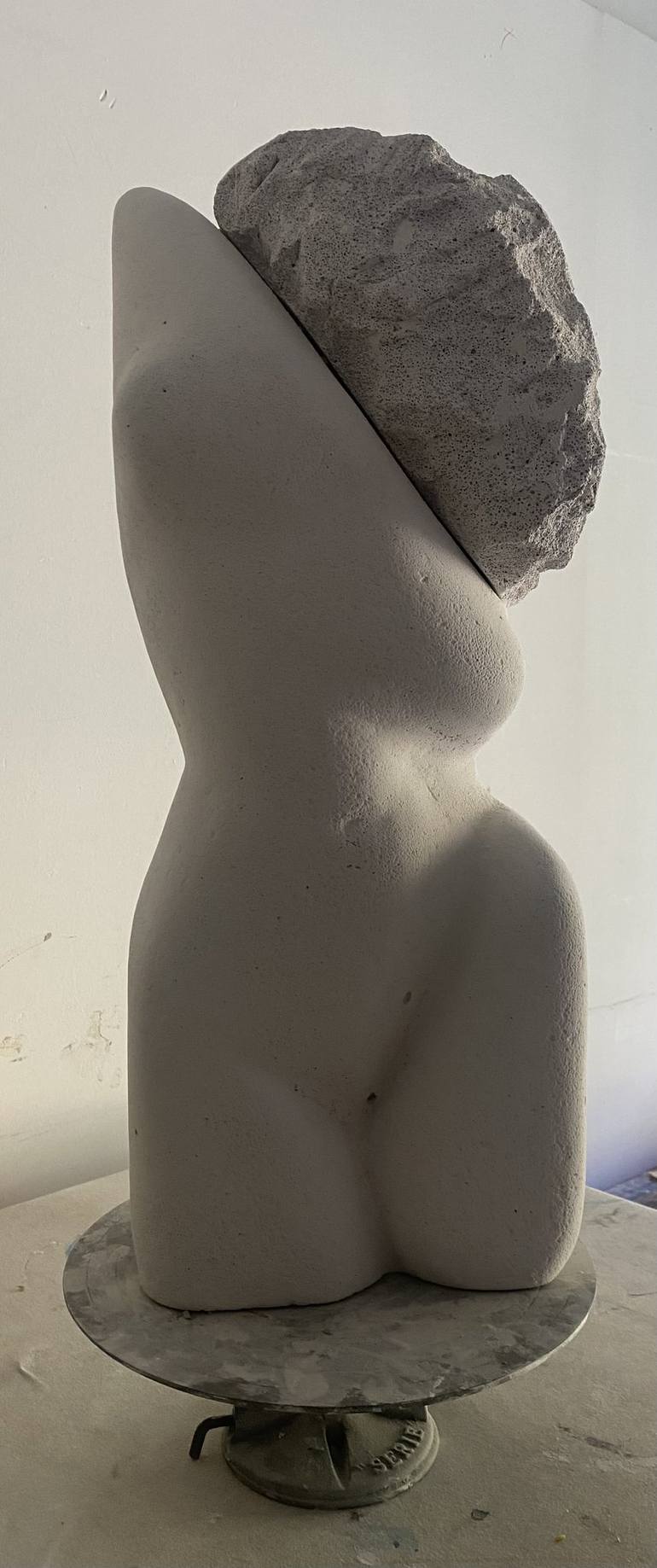 Original Abstract Body Sculpture by Maria Vallier