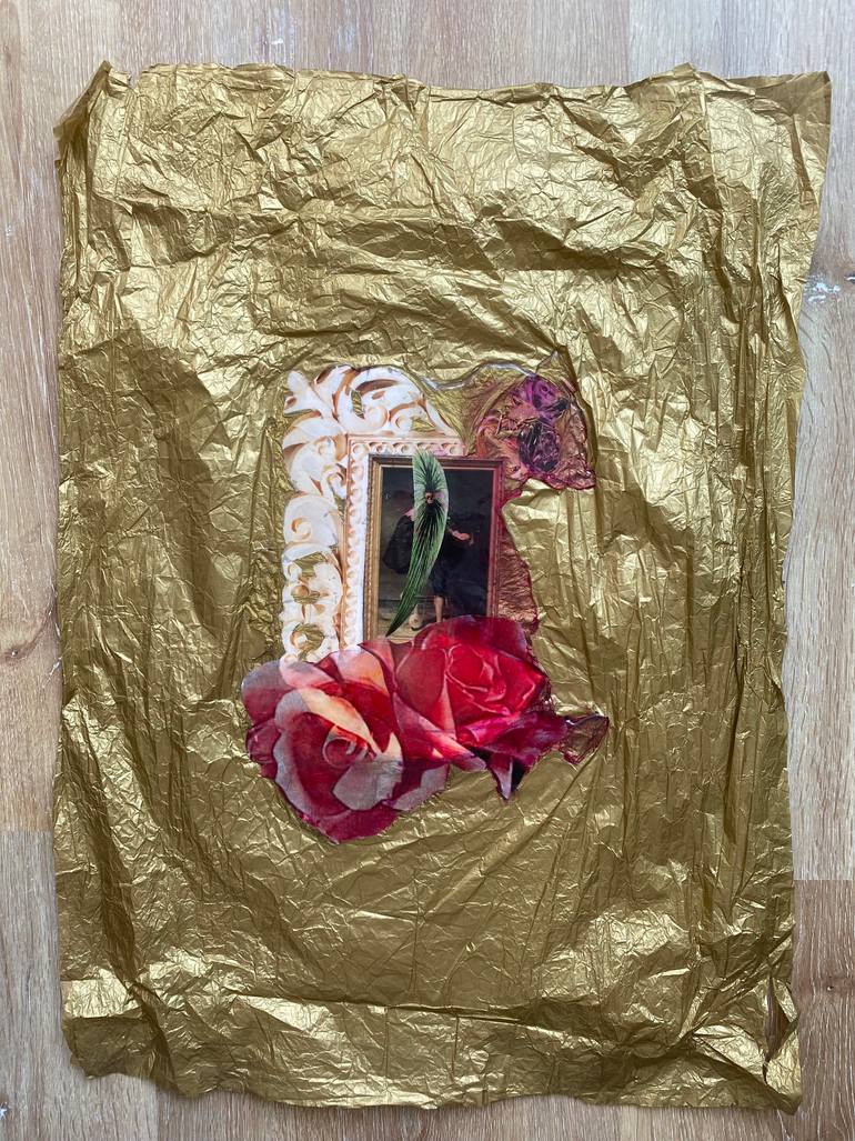 Original Abstract Collage by Maria Vallier
