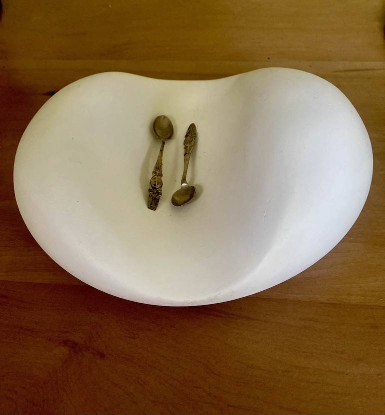 Original Minimalism Abstract Sculpture by Maria Vallier