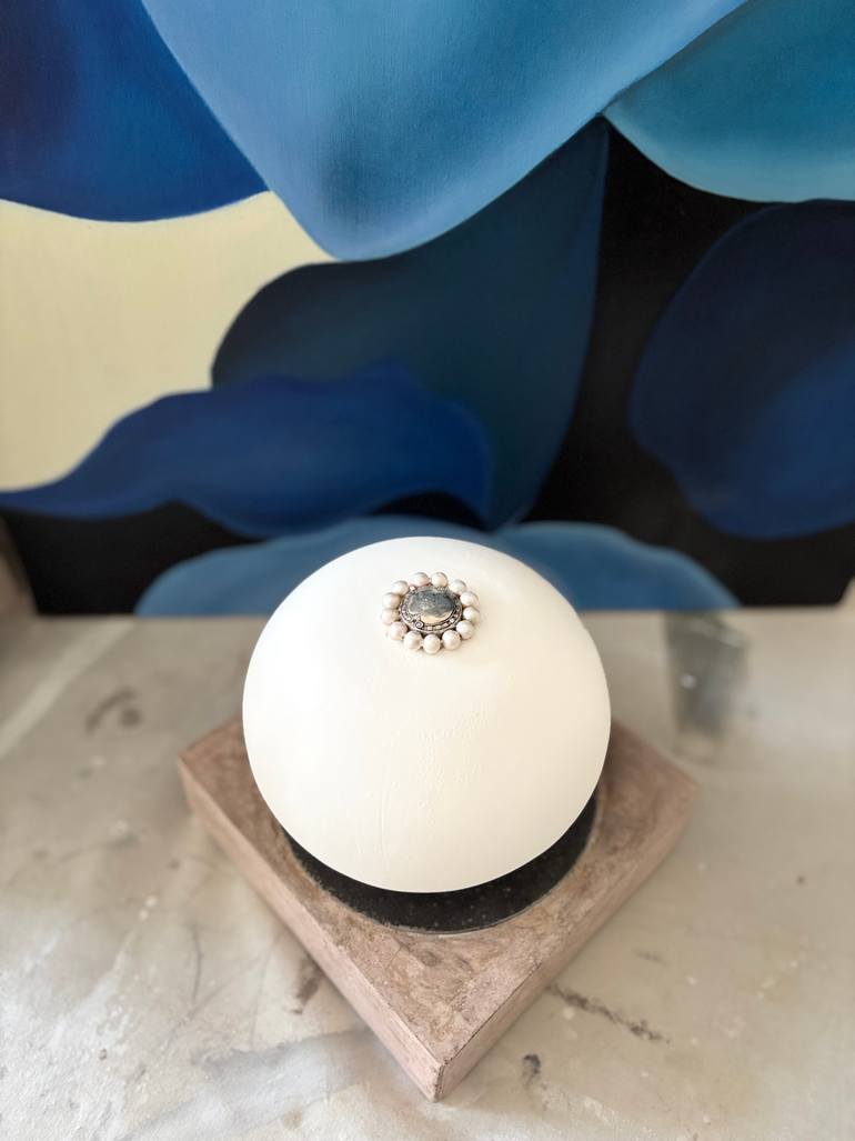 Original Neoclassicism Abstract Sculpture by Maria Vallier