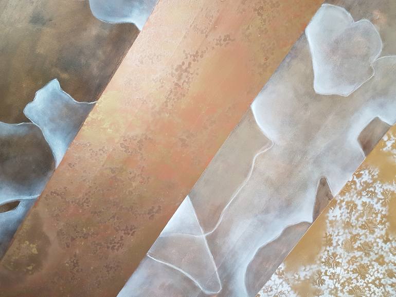Original Art Deco Abstract Painting by Maria Vallier