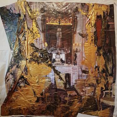 Original Abstract Collage by Maria Vallier
