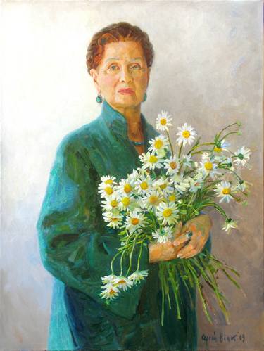 Original Figurative Portrait Paintings by Sergii Vovk