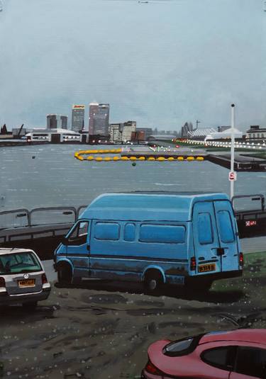 Original Contemporary Automobile Paintings by Zoltan Till