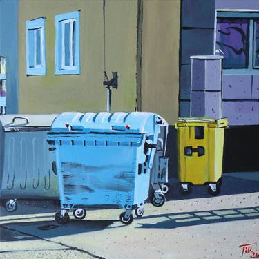 Original Conceptual Cities Paintings by Zoltan Till
