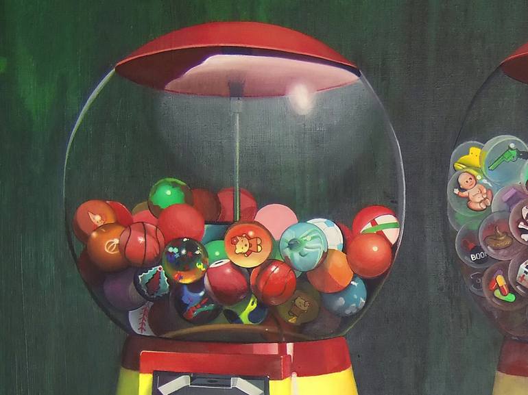 Original Photorealism Popular culture Painting by Zoltan Till