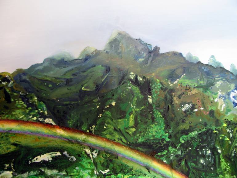 Original Conceptual Landscape Painting by Zoltan Till